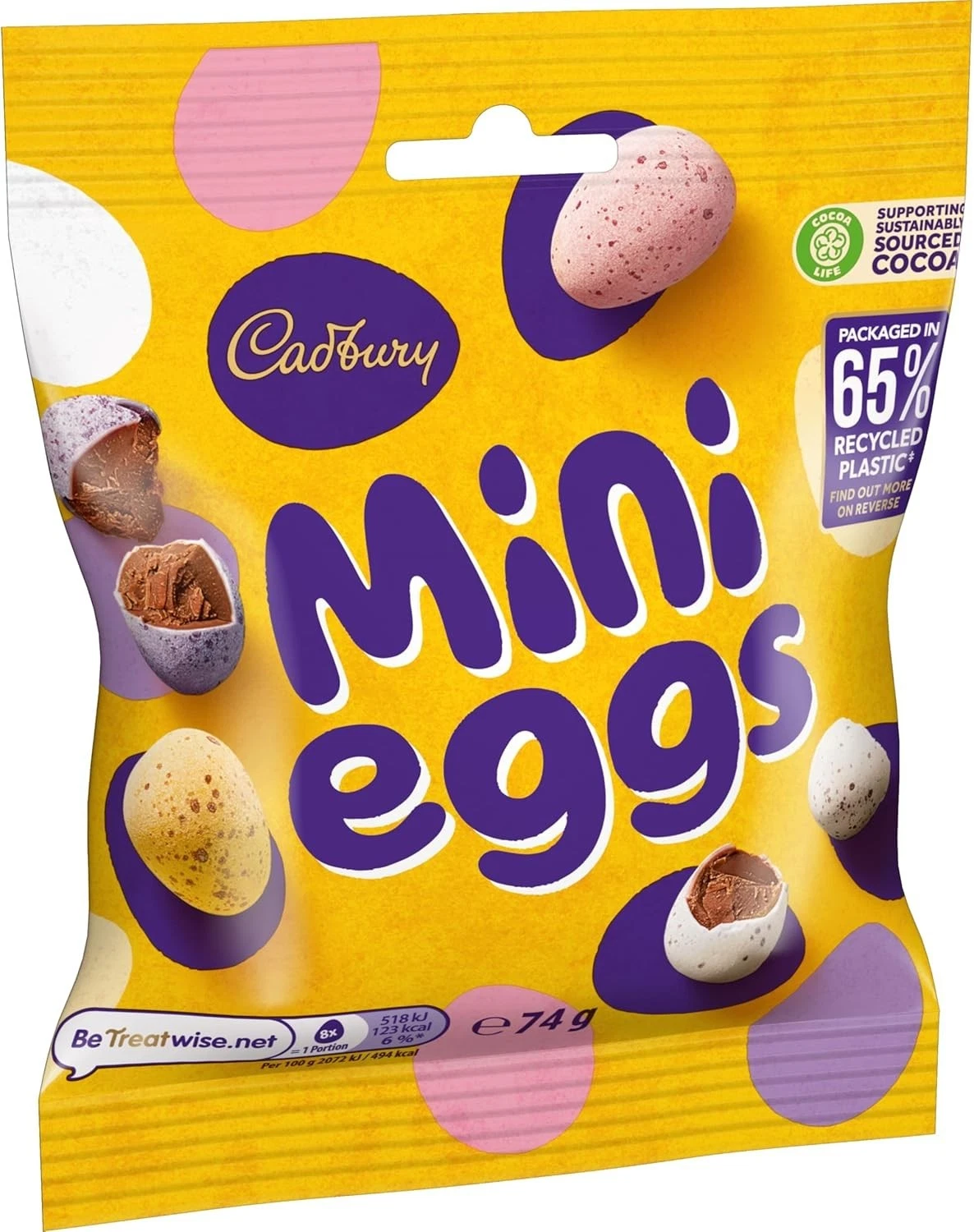 Cadbury Mini Eggs Chocolate Full Box 10 x 74g Bags - Image 4
