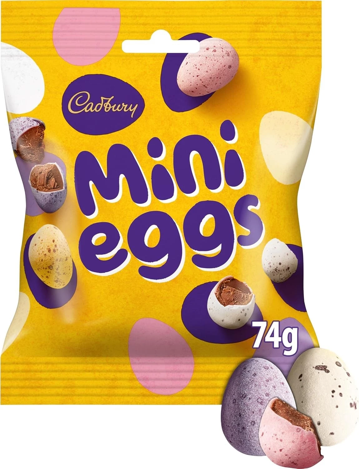 Cadbury Mini Eggs Chocolate Full Box 10 x 74g Bags - Image 5